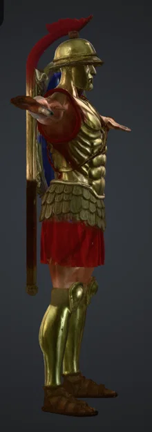 Mô hình 3D chiến binh Spartan (Spatan warrior) đẹp mắt - Image 1