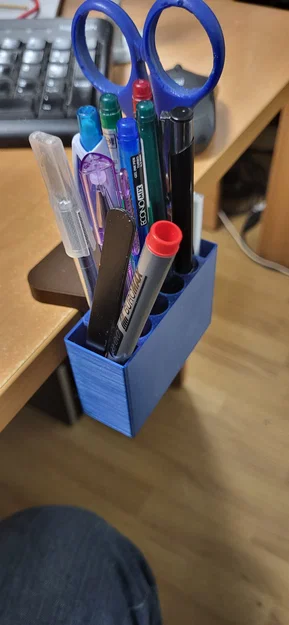 Desk Organizer Modular dạng kẹp | Hệ Cassette Clip-Mount | Ống bút, đèn, thùng rác - Image 10
