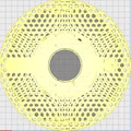 Mặt bên cuộn nhựa in 3D dạng tổ ong (Thay thế Prusament không logo) - Thumbnail 1