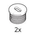 Giá đỡ trần IKEA SKURUP cho track light mã 103.959.25 - Thumbnail 1
