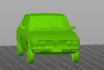 Mô hình 3D xe cổ Alfa Romeo Alfetta 2000 huyền thoại cho dân chơi xe - Image 3