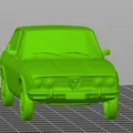 Mô hình 3D xe cổ Alfa Romeo Alfetta 2000 huyền thoại cho dân chơi xe - Thumbnail 3