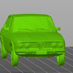 Mô hình 3D xe cổ Alfa Romeo Alfetta 2000 huyền thoại cho dân chơi xe