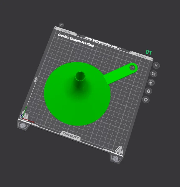 Mẫu phễu rót có tay cầm tiện lợi in 3D (STL file) - Image 1