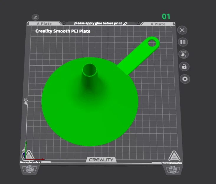 Mẫu phễu rót có tay cầm tiện lợi in 3D (STL file) - Image 2