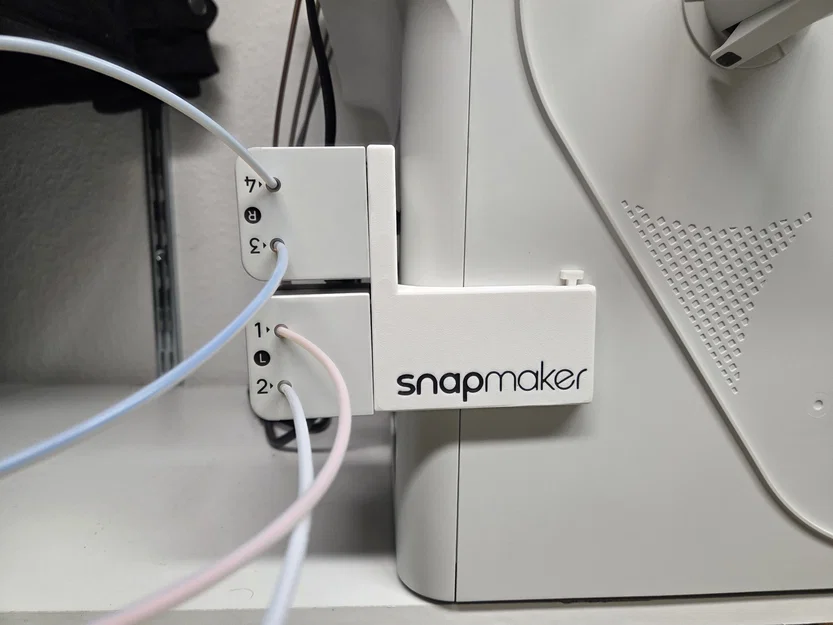 Snapmaker U1 bracket double Feeder trái sau (left back) – kèm CAD & STEP - Image 1