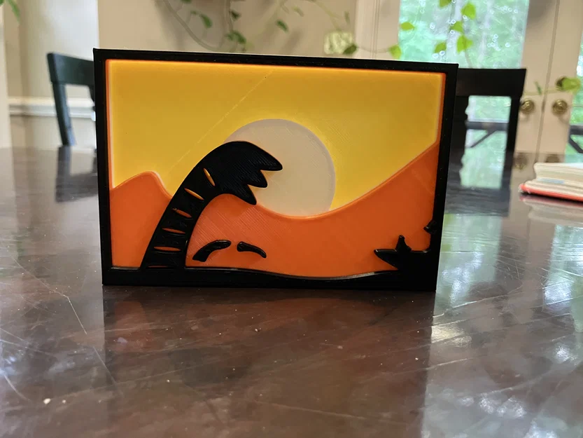 Layer Art Dune Sandworm (Giun cát Dune) – tranh nhiều lớp - Image 1