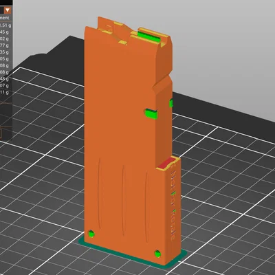 Băng đạn Derya TM22 10 viên (10 round magazine) in 3D