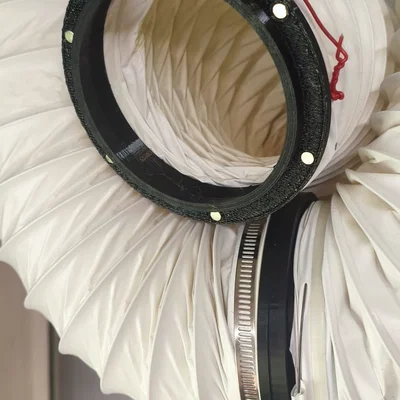 Khớp nối ống gió 100mm sử dụng nam châm cho hệ thống thông gió