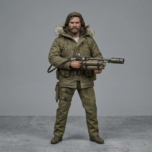 Mô hình 3D R.J. MacReady - The Thing 1982 ấn tượng - Image 1