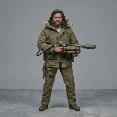 Mô hình 3D R.J. MacReady - The Thing 1982 ấn tượng