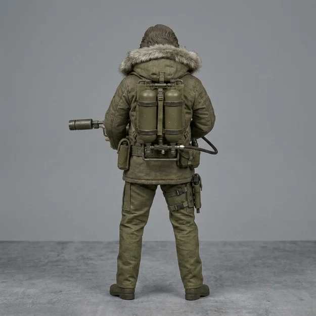 Mô hình 3D R.J. MacReady - The Thing 1982 ấn tượng - Image 2