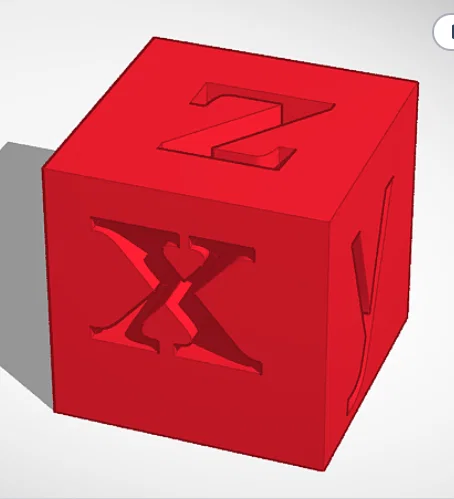 Axis Cube: Mẫu in 3D kiểm tra độ chuẩn xác trục X Y Z hiệu quả - Image 1