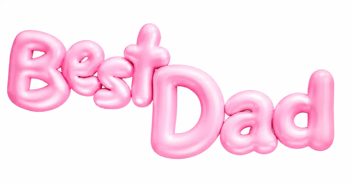 Mô hình trang trí chữ Best Dad in 3D đẹp mắt làm quà tặng - Image 1