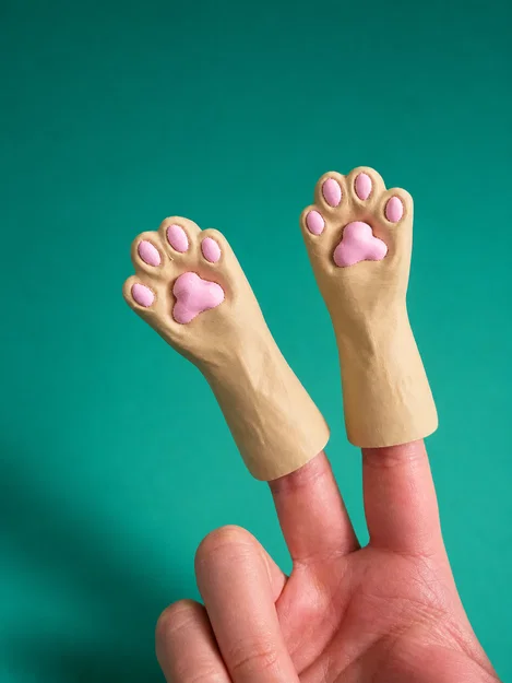 Cat Paws Finger Fidget – Bàn Chân Mèo Đeo Ngón Tay - Image 2