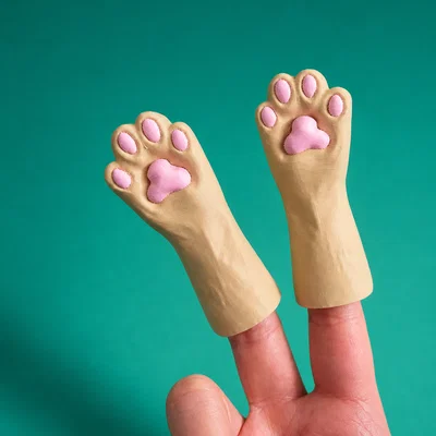 Cat Paws Finger Fidget – Bàn Chân Mèo Đeo Ngón Tay