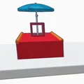 Mô hình trang trí chướng ngại vật cho Fingerboard kèm ô che nắng - Thumbnail 4