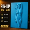 Tranh treo tường 3D phong cách Pinup Bikini nghệ thuật - Thumbnail 1