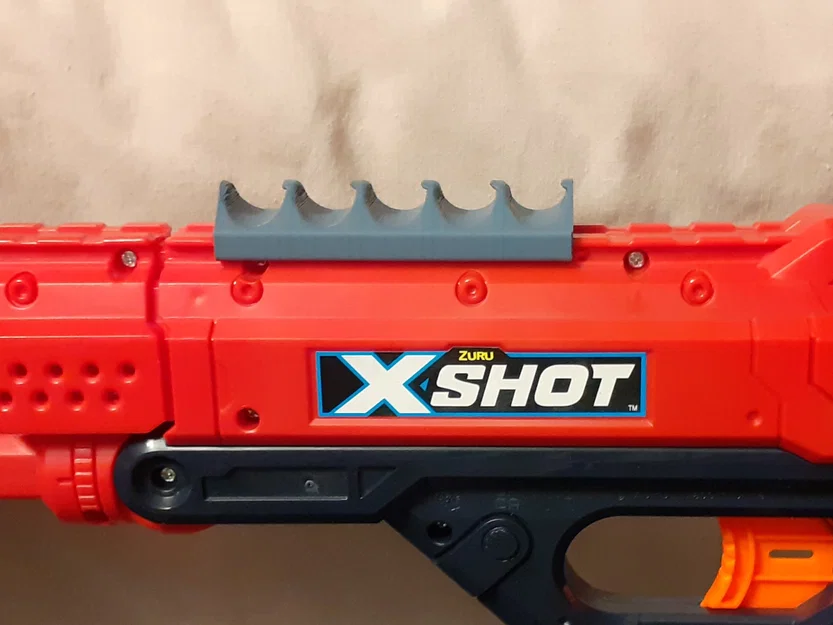 Phụ kiện kẹp đạn gắn thanh ray cho súng đồ chơi X-shot - Image 1