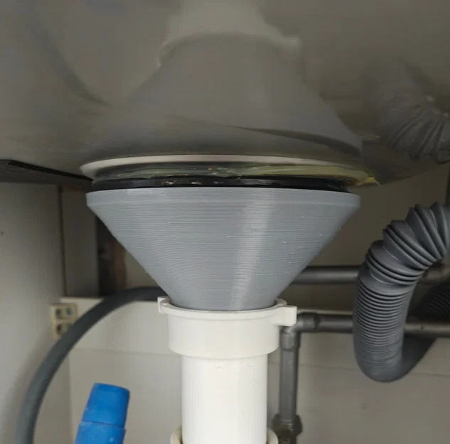 Bộ gom thoát nước bồn rửa bếp (Kitchen sink drain collector) - Image 1