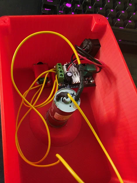 Wash station resin DIY cho motor DC GA25-370 (12V) - Image 3