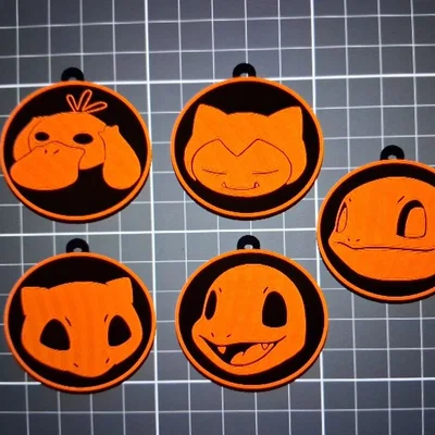 Bộ sưu tập móc khóa Pokemon in 3D siêu cute cho fan hâm mộ