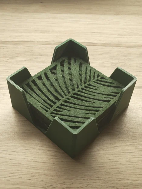 Khay đựng đế lót ly 3D thiết kế gọn gàng - Image 1