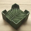 Khay đựng đế lót ly 3D thiết kế gọn gàng - Thumbnail 1
