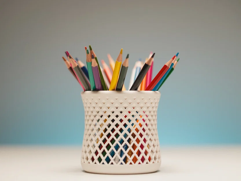 Ống cắm bút (Pencil Holder) dạng lưới hiện đại - Image 1