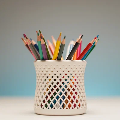 Ống cắm bút (Pencil Holder) dạng lưới hiện đại