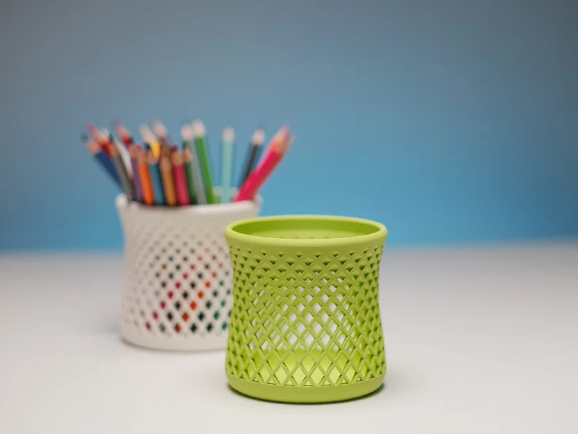Ống cắm bút (Pencil Holder) dạng lưới hiện đại - Image 3