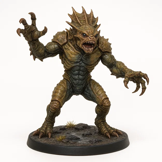 Mô hình Deathclaw in 3D cho board game và D&D - Image 22