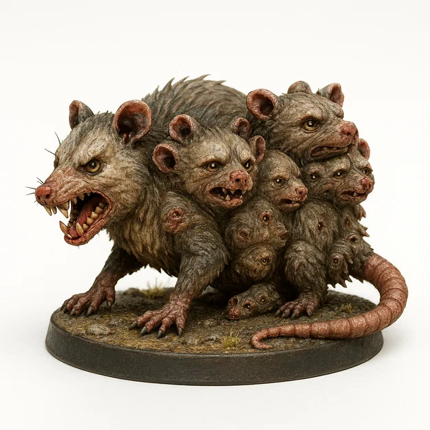 Mô hình Deathclaw in 3D cho board game và D&D - Image 49