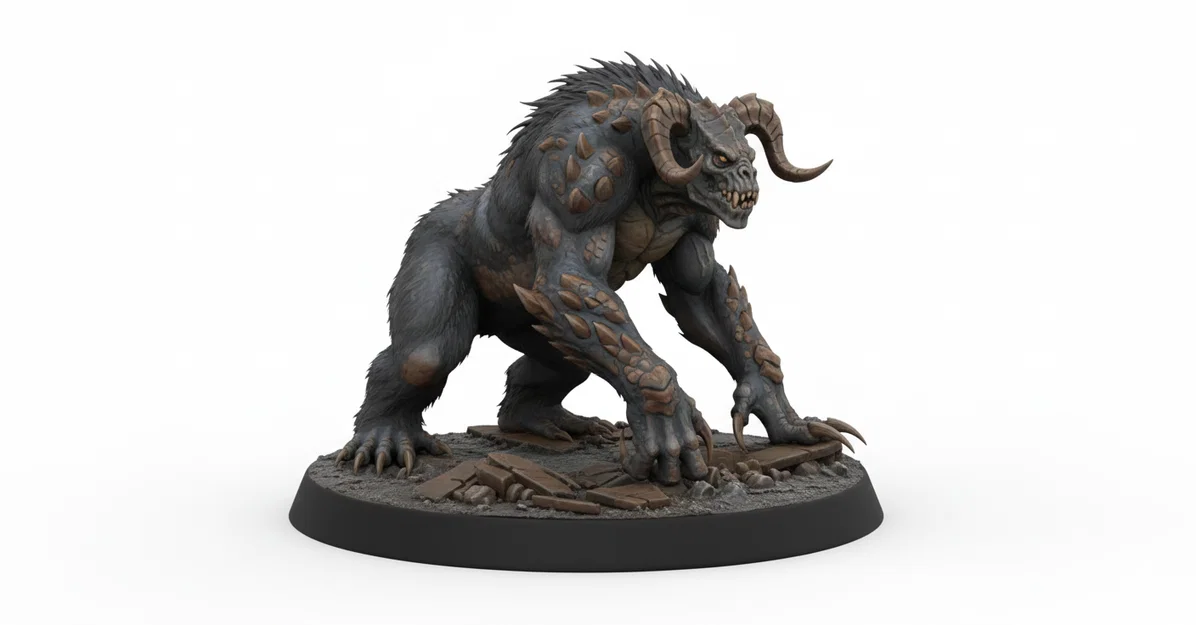 Mô hình Deathclaw in 3D cho board game và D&D - Image 101