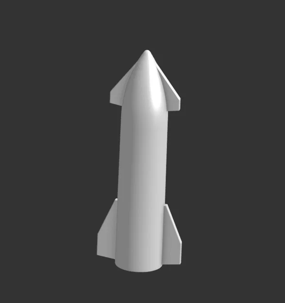 Mô hình in 3D tàu vũ trụ SpaceX Starship chi tiết cho người đam mê - Image 2