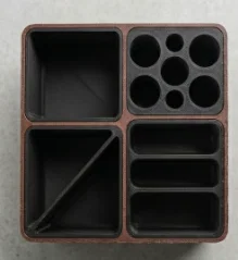 Khay Organizer Vân Gỗ - Giỏ Modular Đa Dụng - Image 2