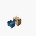 Hộp Lưu Trữ Parametric Tương Thích Lego (1×1 đến 5×5) - Thumbnail 1
