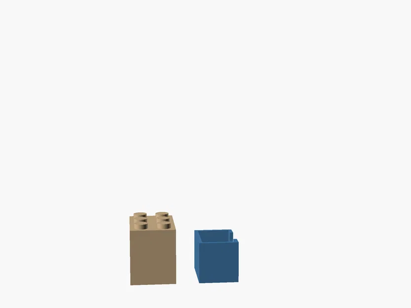 Hộp Lưu Trữ Parametric Tương Thích Lego (1×1 đến 5×5) - Image 2