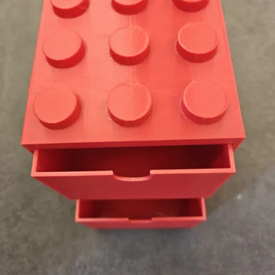 Hộp Lưu Trữ Parametric Tương Thích Lego (1×1 đến 5×5)