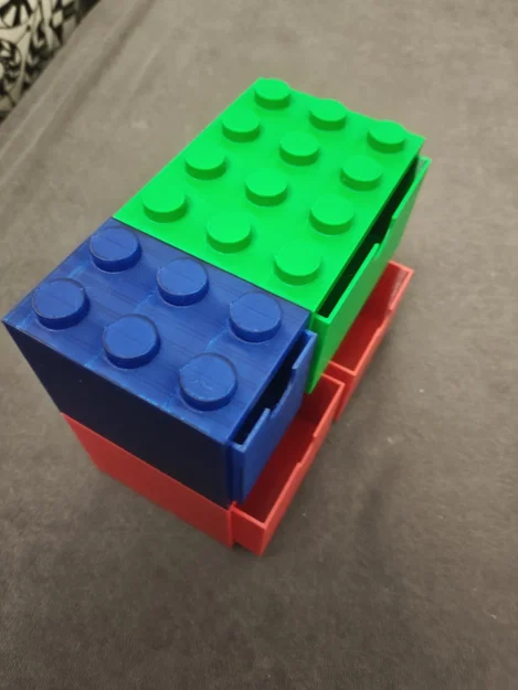 Hộp Lưu Trữ Parametric Tương Thích Lego (1×1 đến 5×5) - Image 8
