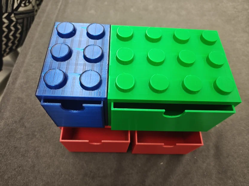 Hộp Lưu Trữ Parametric Tương Thích Lego (1×1 đến 5×5) - Image 9