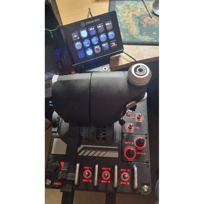 Ngàm gắn Stream Deck cho HOTAS Desk Mount