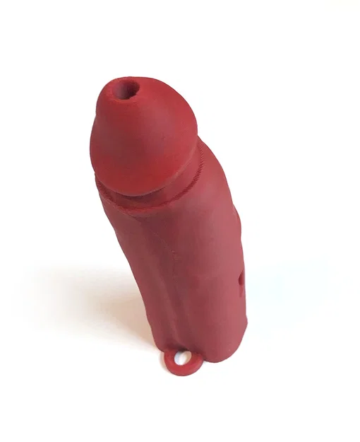 Còi thổi cầm tay độc lạ - Phụ kiện móc khóa in 3D thú vị - Image 2
