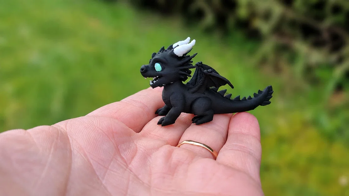 Mô hình rồng mini dễ thương - Đồ chơi in 3D độc đáo - Image 1