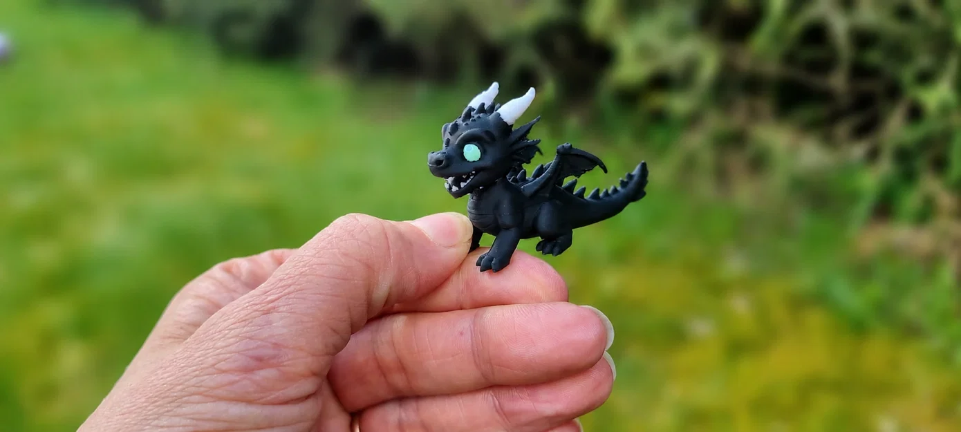 Mô hình rồng mini dễ thương - Đồ chơi in 3D độc đáo - Image 2