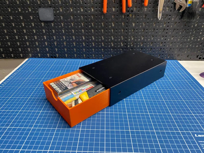 Ngăn kéo mini để bàn đa năng có nam châm tiện lợi - Image 3