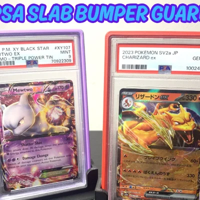 Bumper bảo vệ thẻ PSA Slab - Phụ kiện 3D cho dân sưu tầm