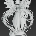 Mô hình 3D nàng tiên Fairy 2 - Tuyệt phẩm Fantasy cho Resin in - Thumbnail 3