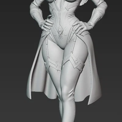 Mô hình 3D nàng tiên Elve 4 - Figure fantasy tinh xảo