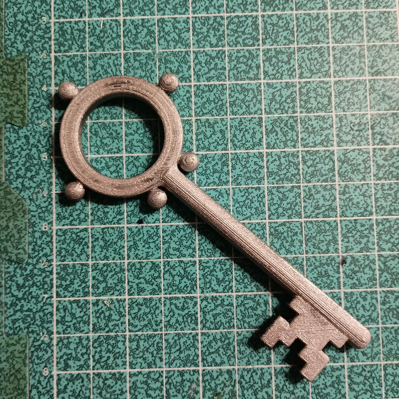 Mô hình chìa khóa 3D giả tưởng Dungeon Key cho D&D và Daggerheart